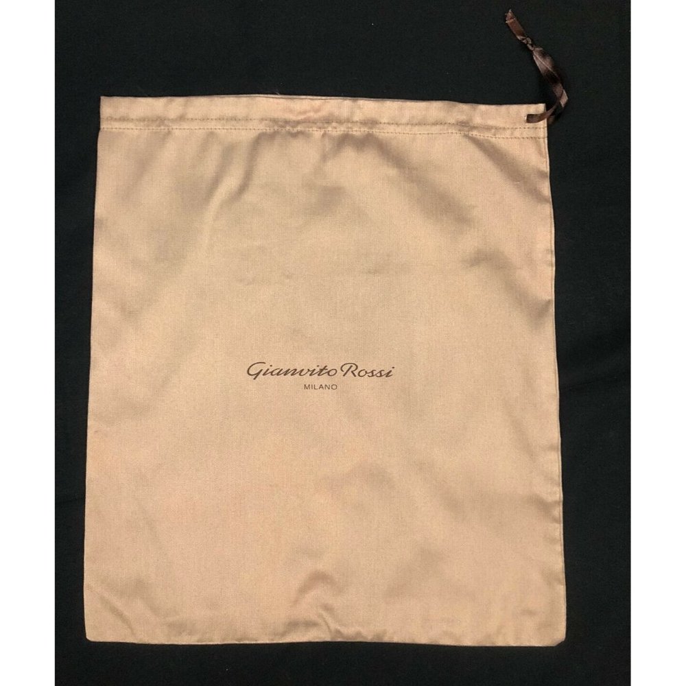 Gianvito Rossi Dust Bag Storage Cover Drawstring 17.5" x 13.5"